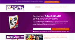 Desktop Screenshot of formuladavida.com